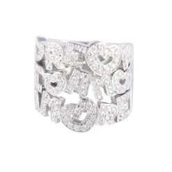 Bague Pasquale Bruni Amore or blanc et diamants