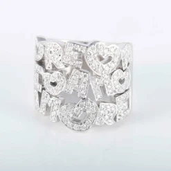 Bague Pasquale Bruni Amore or blanc et diamants