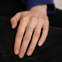 Bague pavage Diamants
