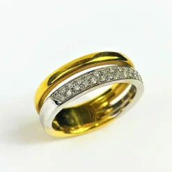 Bague Pavage Diamants 2 ors