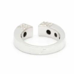 Bague Pavée CARRE en Or et Diamants