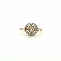 Bague Pavée or jaune diamants