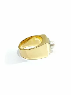 Bague Perle Art Déco