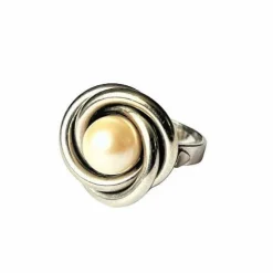 Bague Perle de Culture Or blanc