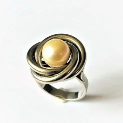 Bague Perle de Culture Or blanc