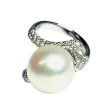 Bague Perle et Diamants