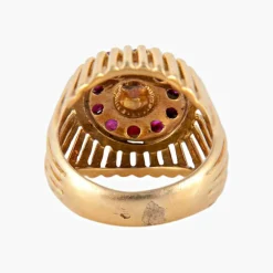 Bague Perle et Grenats