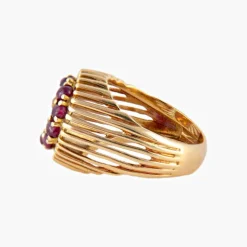 Bague Perle et Grenats