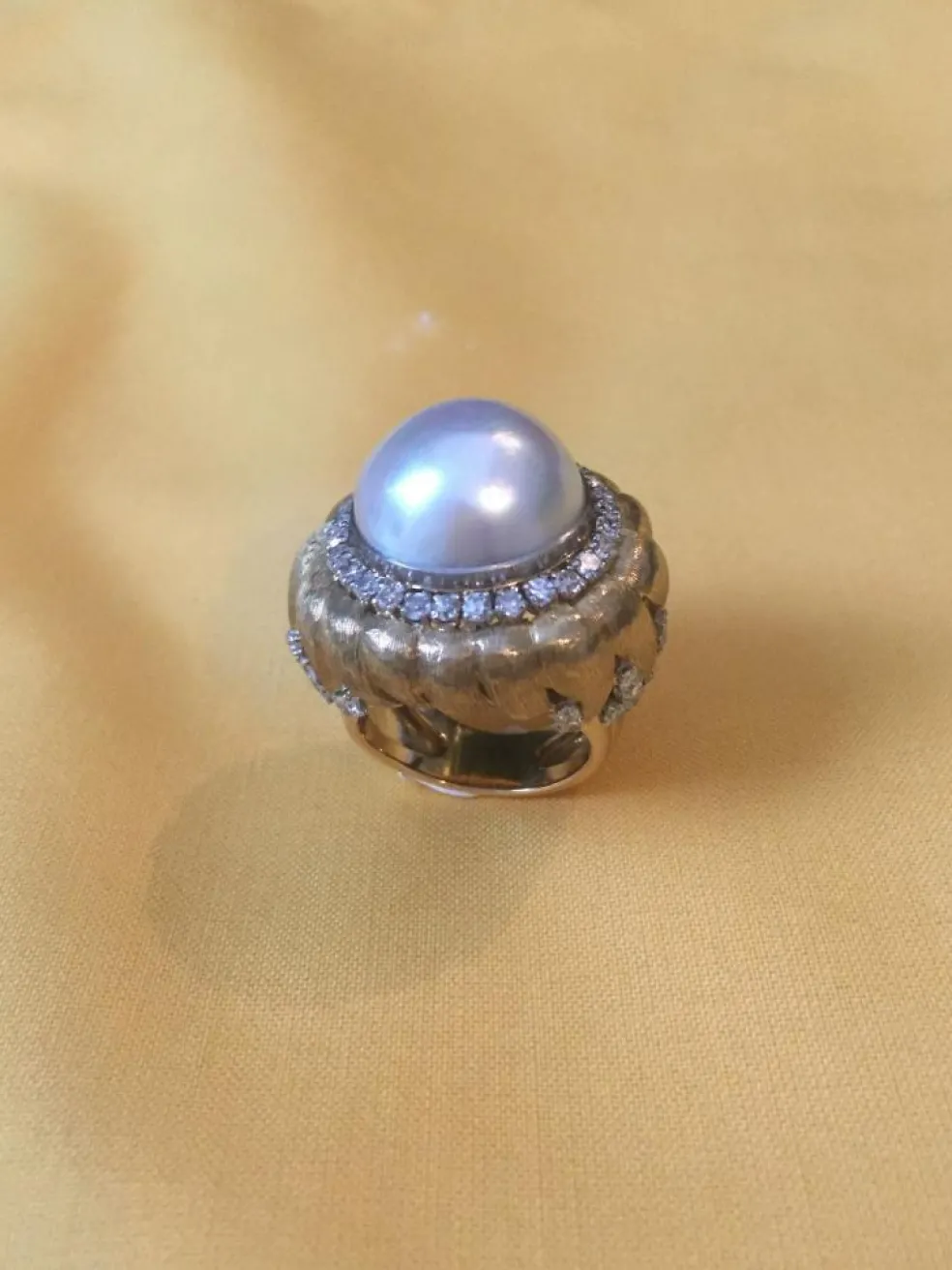 Bague perle MABE Diamants