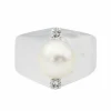 Bague Perle Or blanc Perle
