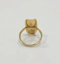 Bague perle or jaune