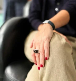 Bague Pianegonda Argent Quartz fumé