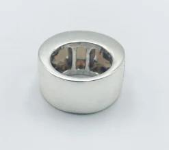 Bague Pianegonda Argent Quartz fumé