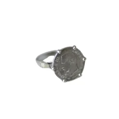 Bague pièce Napoléon 20 cent Francs