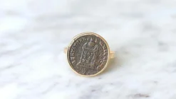Bague pièce romaine Nummus
