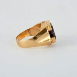 Bague pierre violette