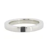 Bague platine - Diamant Noir