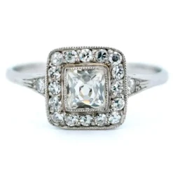 Bague Platine Diamants