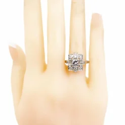 Bague Platine Diamants