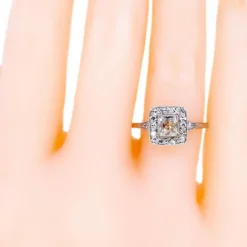 Bague Platine Diamants