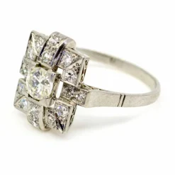 Bague Platine Diamants