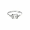 Bague platine et diamants