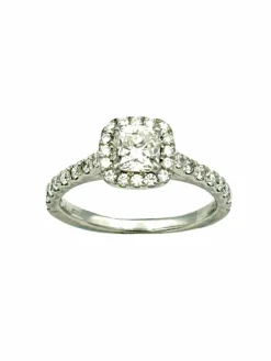 Bague Platine et Diamants Certifié