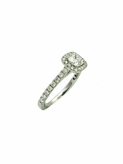 Bague Platine et Diamants Certifié