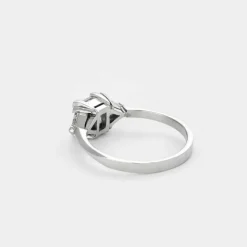 Bague platine et diamants