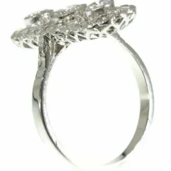 Bague platine et diamants
