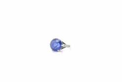 Bague Platine Saphir Diamants
