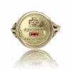 Bague plus qu'hier moins que demain en or