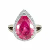 Bague Pois Rubellite