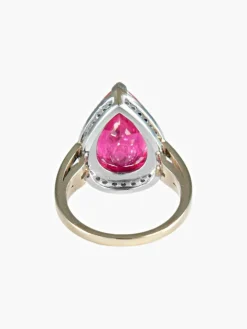 Bague Pois Rubellite
