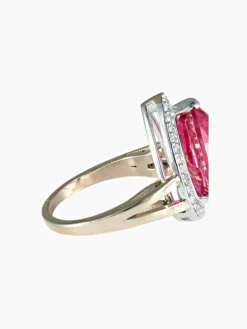 Bague Pois Rubellite