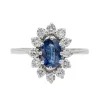 Bague Pompadour Or blanc Saphir