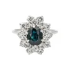 Bague Pompadour Or blanc Saphir