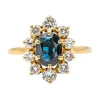 Bague Pompadour Or jaune Saphir