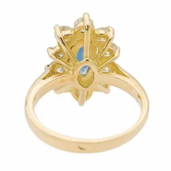 Bague Pompadour Or jaune Saphir