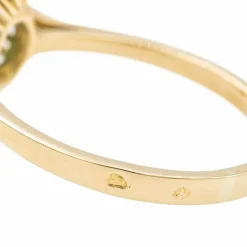 Bague Pompadour Or jaune Emeraude