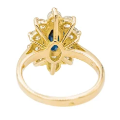 Bague Pompadour Or jaune Saphir