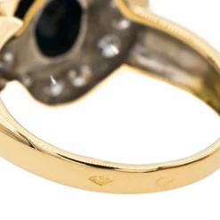 Bague Pompadour Or jaune Saphir