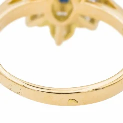 Bague Pompadour Or jaune Saphir