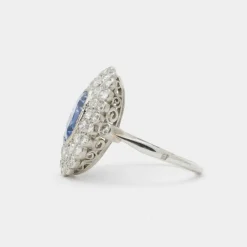 Bague pompadour saphir 1930