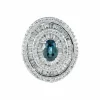 Bague Pompadour Saphir Diamants