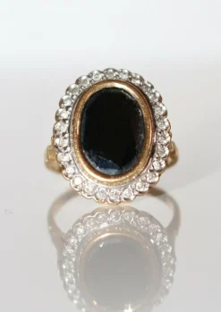 Bague Pompadour Saphir Diamants