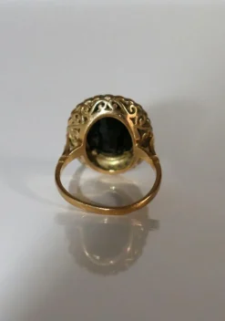 Bague Pompadour Saphir Diamants
