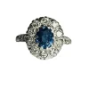Bague Pompadour Saphir et Diamants