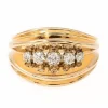 Bague Pont Or rose Diamant