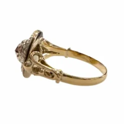 Bague époque 1910-1915 en or et diamants